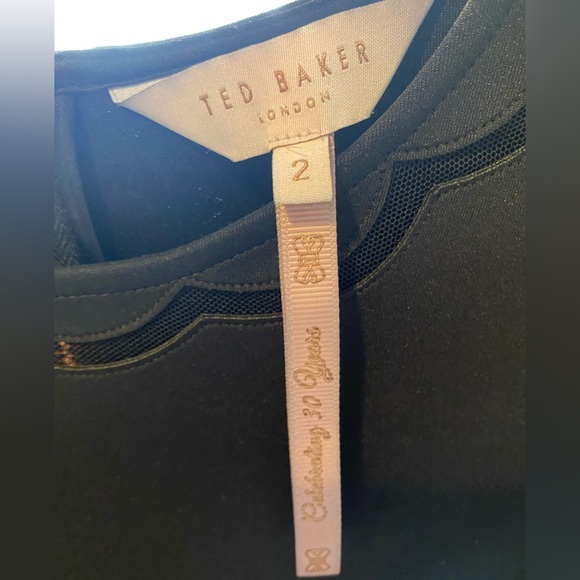 Black Ted Baker dress size 2 - Picture 2 of 3